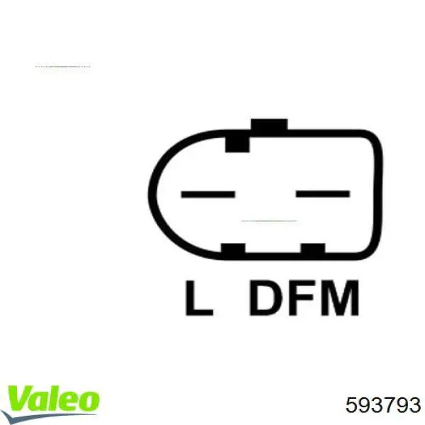 Реле зарядки генератора VALEO 593793 ціна, від 61.53 USD