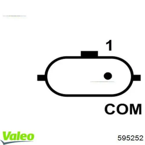 Купити 595252 VALEO Реле регулятор напруги генератора