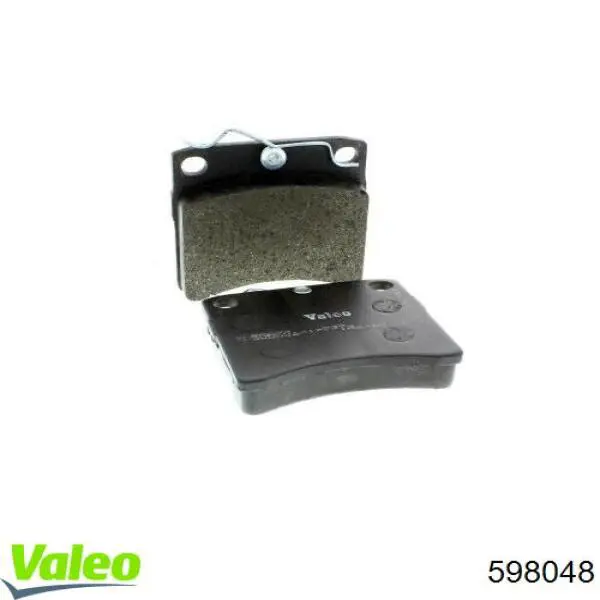 Гальмівні колодки VALEO 598048 ціна, від 17.62 USD