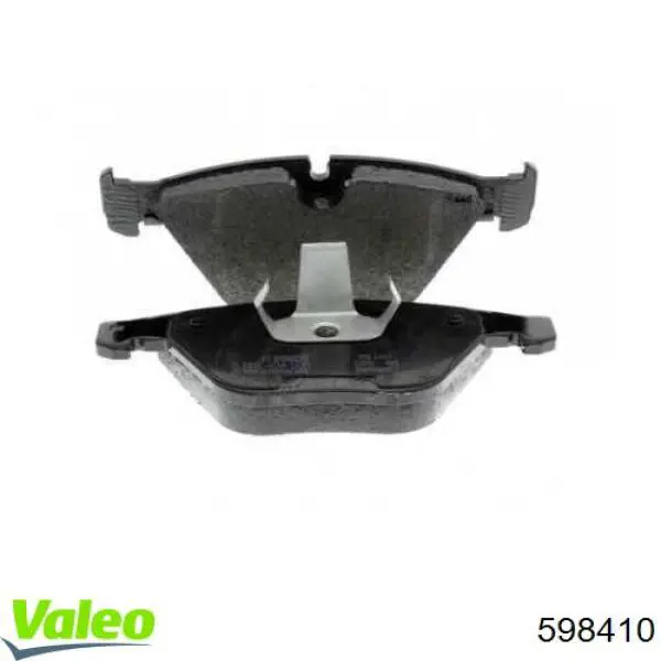 Передні тормозні колодки 598410 VALEO