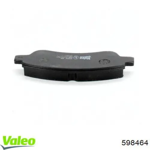 Гальмівні колодки VALEO 598464 ціна, від 17.72 USD