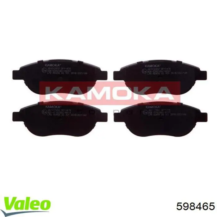 Тормозні колодки VALEO 598465