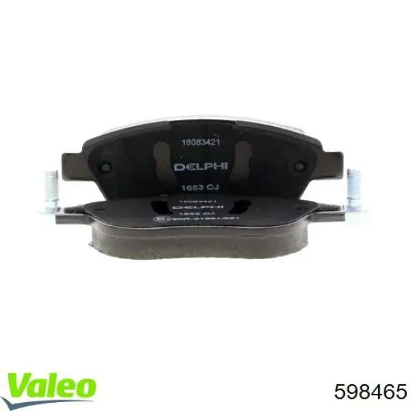 Гальмівні колодки VALEO 598465 ціна, від 19.00 USD