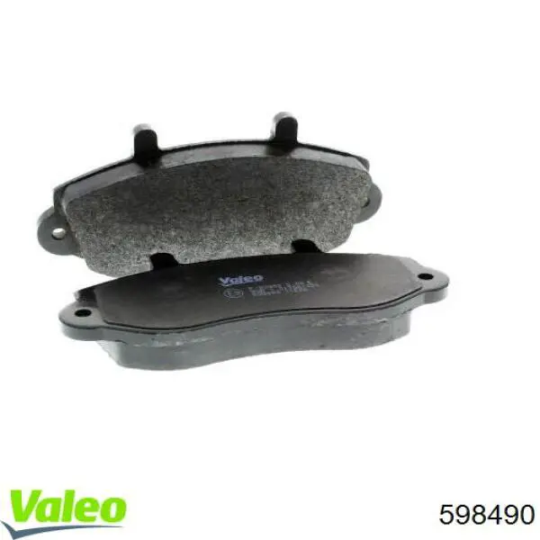Гальмівні колодки VALEO 598490 ціна, від 18.80 USD