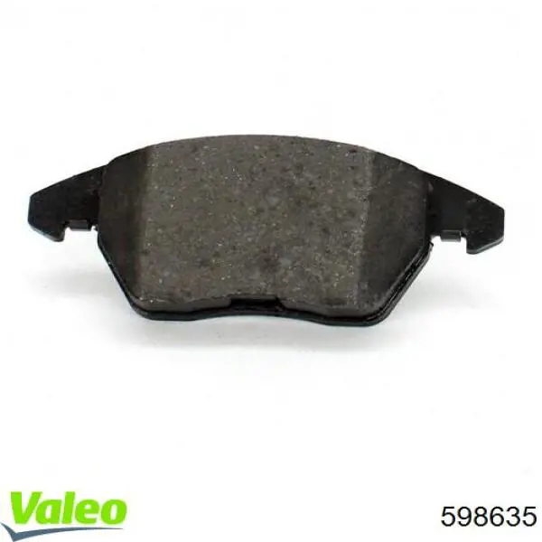 Купити 598635 VALEO Колодки гальмівні передні, дискові