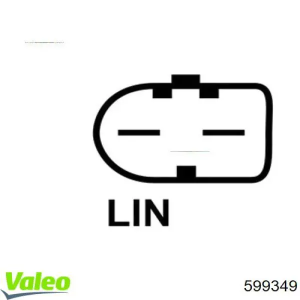 Реле генератора 599349 VALEO