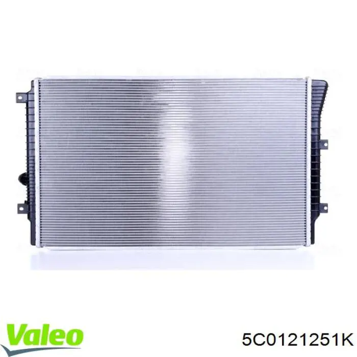 Радіатор основний VALEO 5C0121251K ціна, від 80.26 USD