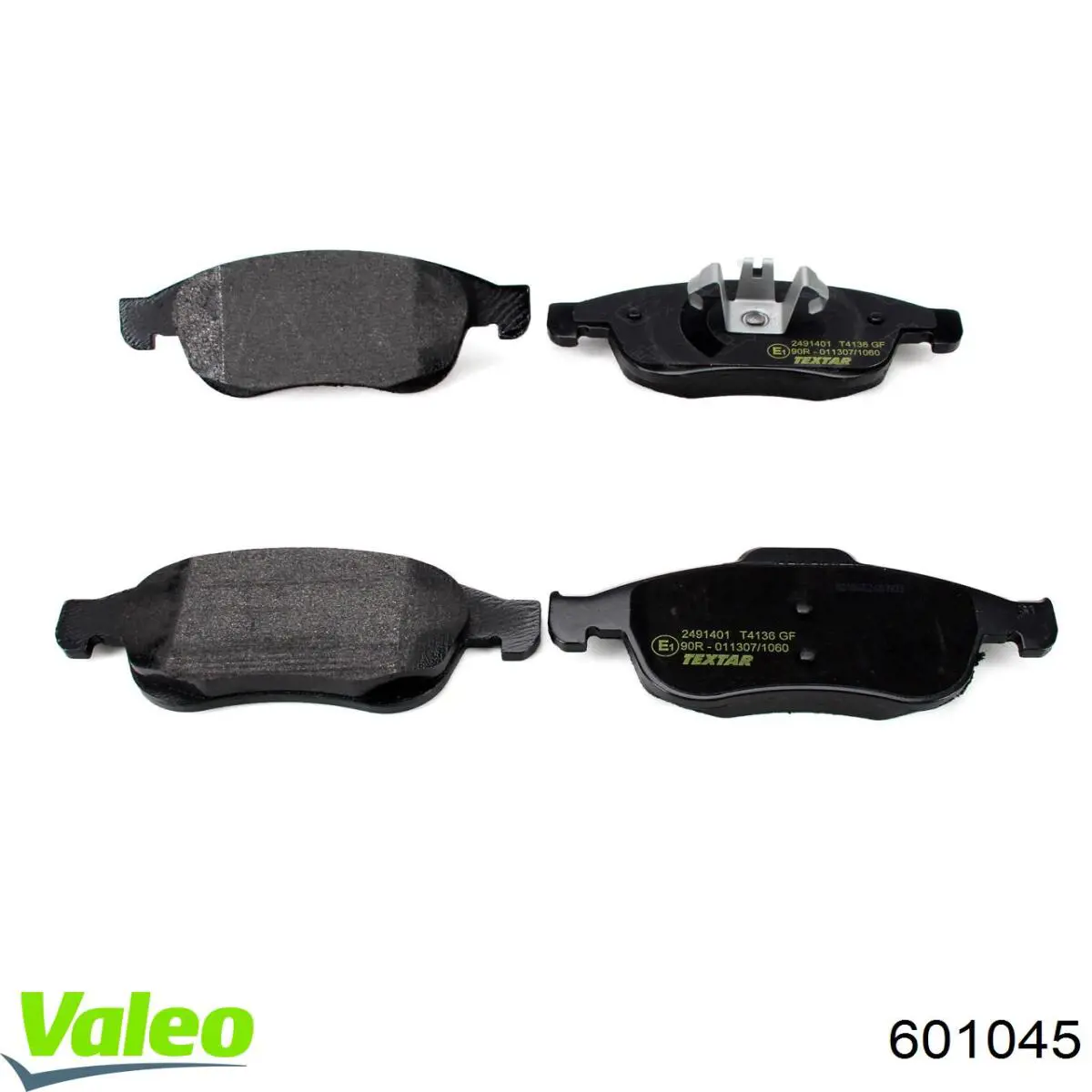 Передні тормозні колодки 601045 VALEO