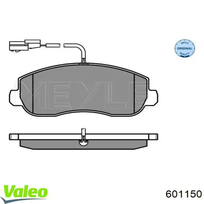 Передні тормозні колодки 95599843 Opel