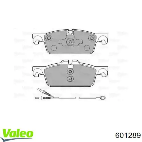 Гальмівні колодки VALEO 601289 ціна, від 38.58 USD