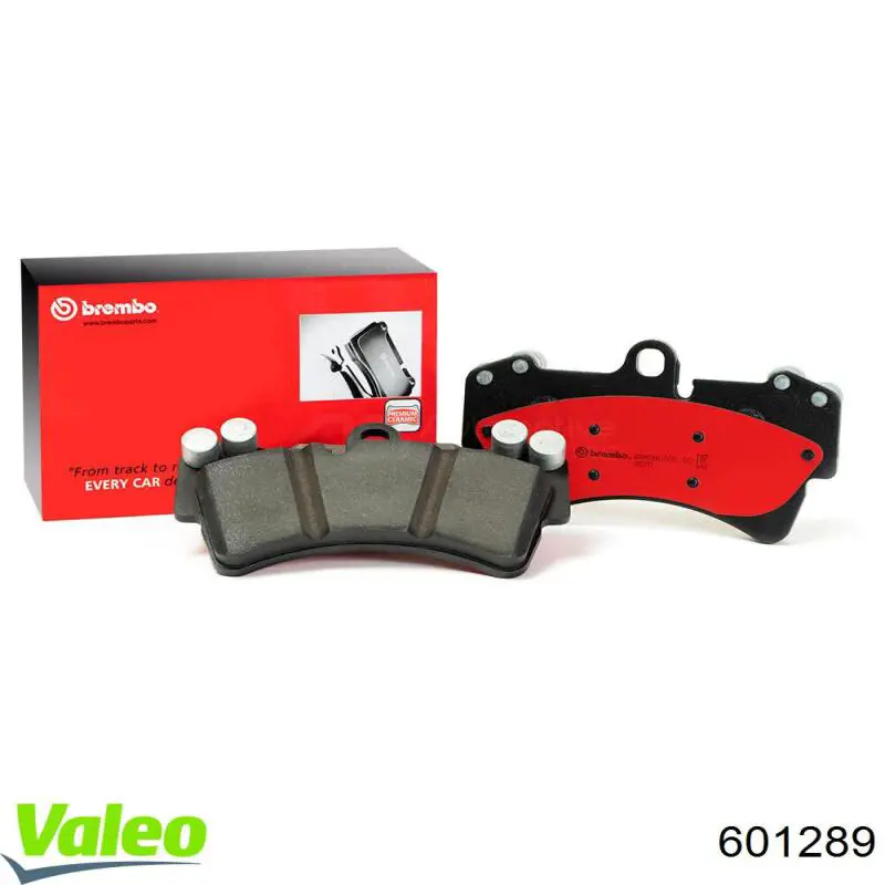 Передні тормозні колодки 601289 VALEO