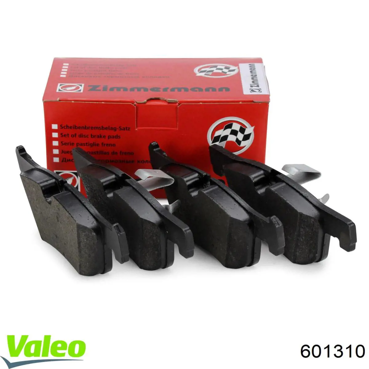 Передні тормозні колодки 601310 VALEO