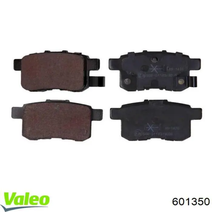 Задні гальмівні колодки 601350 VALEO