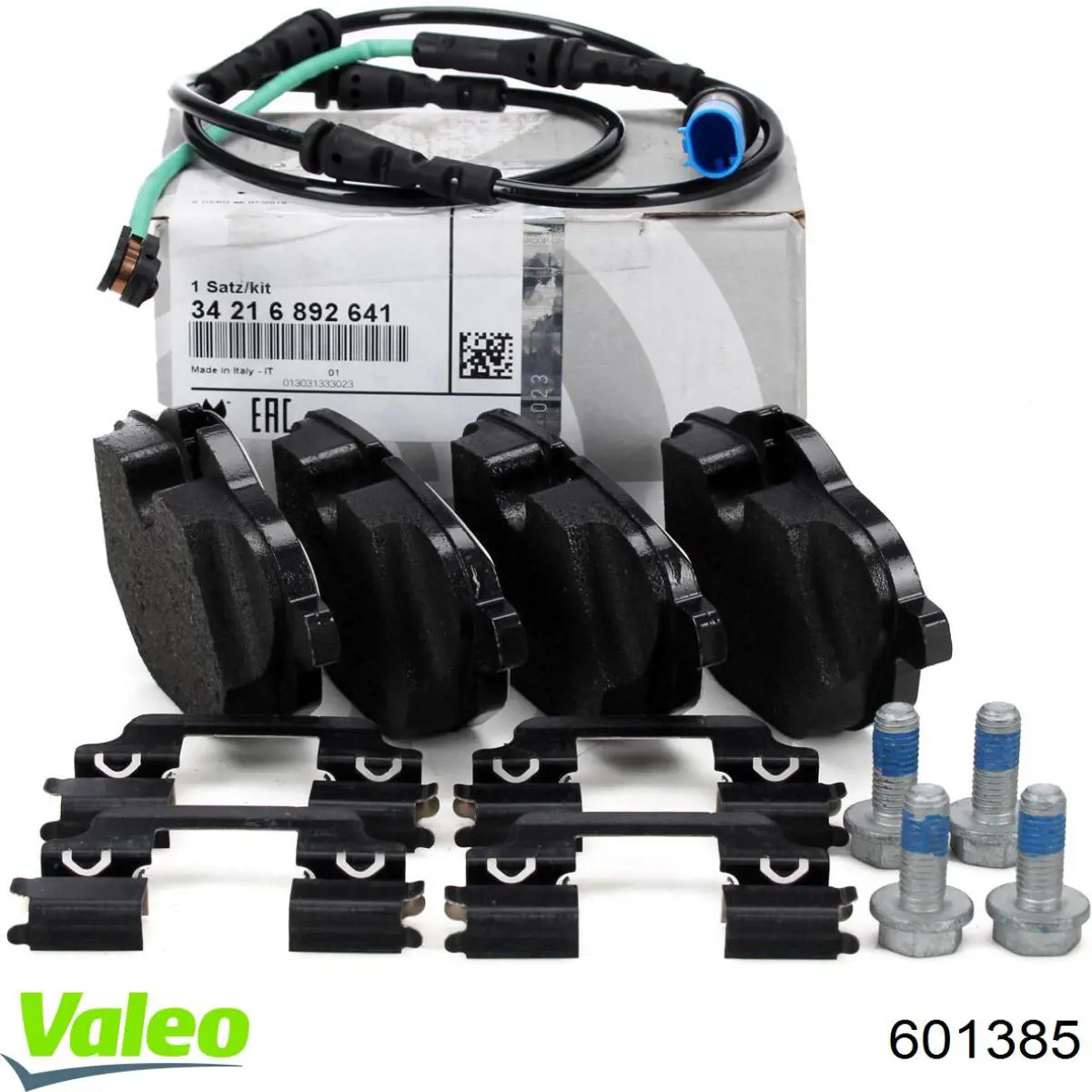 Задні гальмівні колодки 601385 VALEO