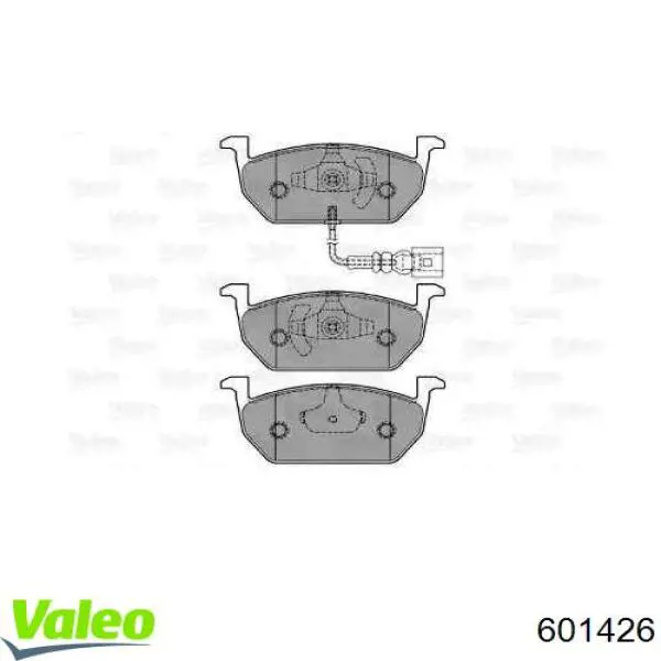 601426 VALEO Передні гальмівні колодки