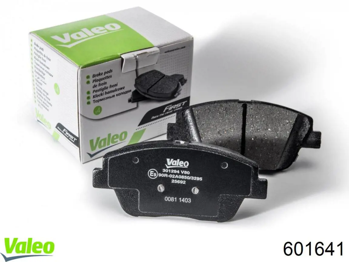 601641 VALEO Передні гальмівні колодки