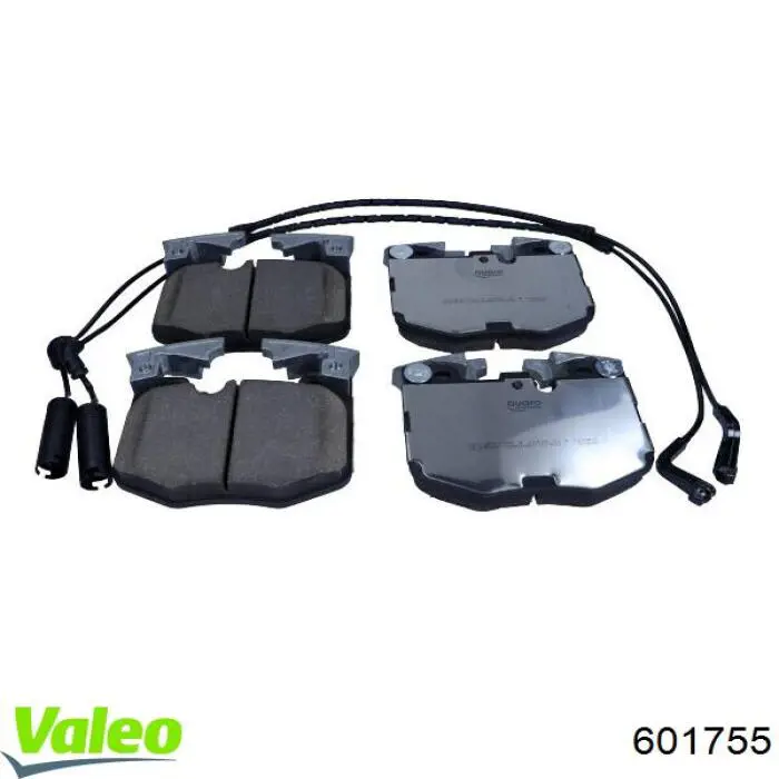 601755 VALEO Передні гальмівні колодки