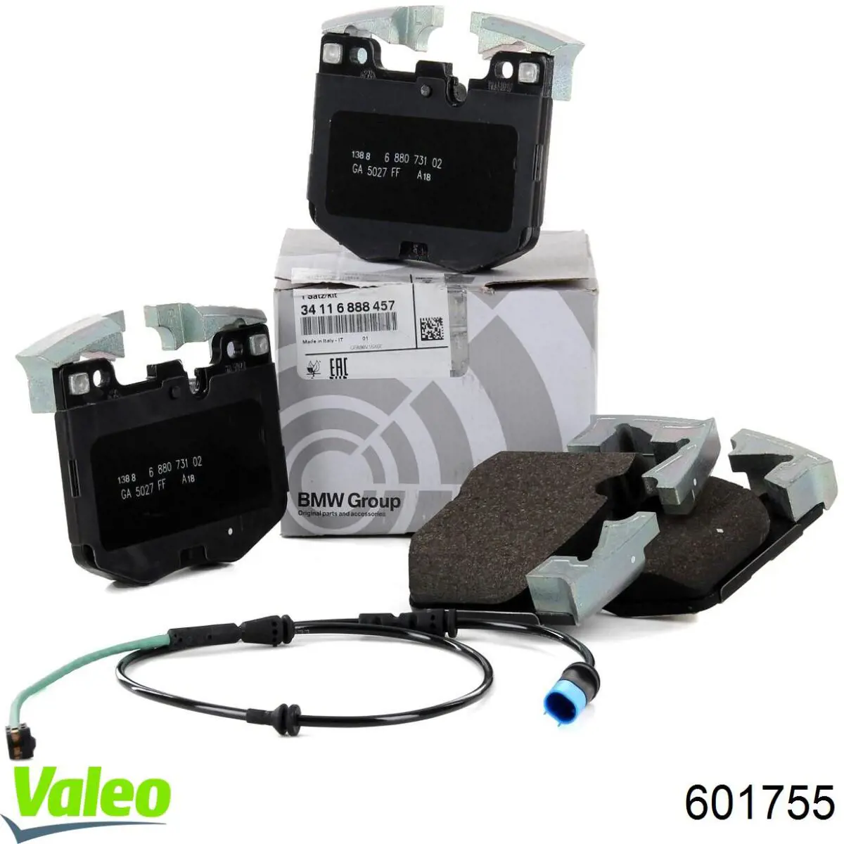 Гальмівні колодки VALEO 601755 ціна, від 111.49 USD