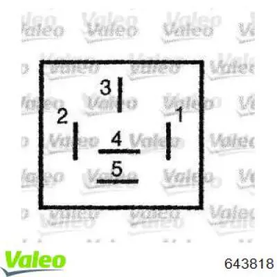 Реле електричне багатофункціональне 643818 VALEO