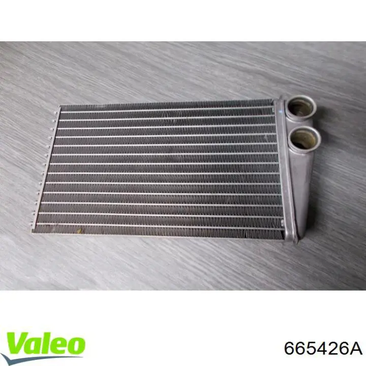 665426A VALEO Радіатор опалювача салону