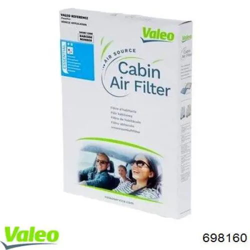 Повітряний фільтр салону VALEO 698160