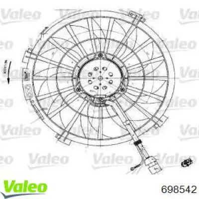 698542 VALEO Електровентилятор радіатора
