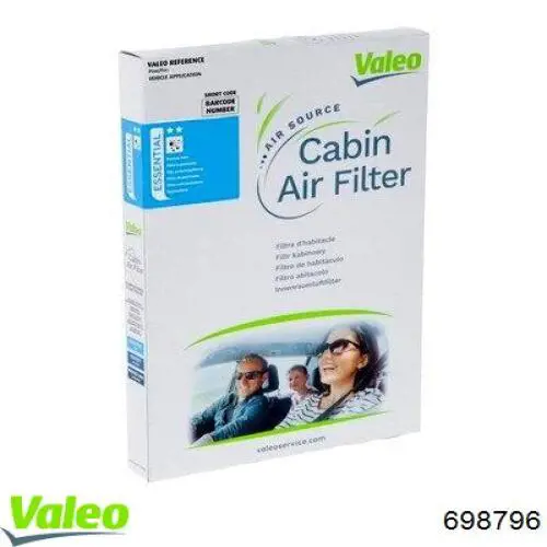 698796 VALEO Внутрішньосалонний фільтр