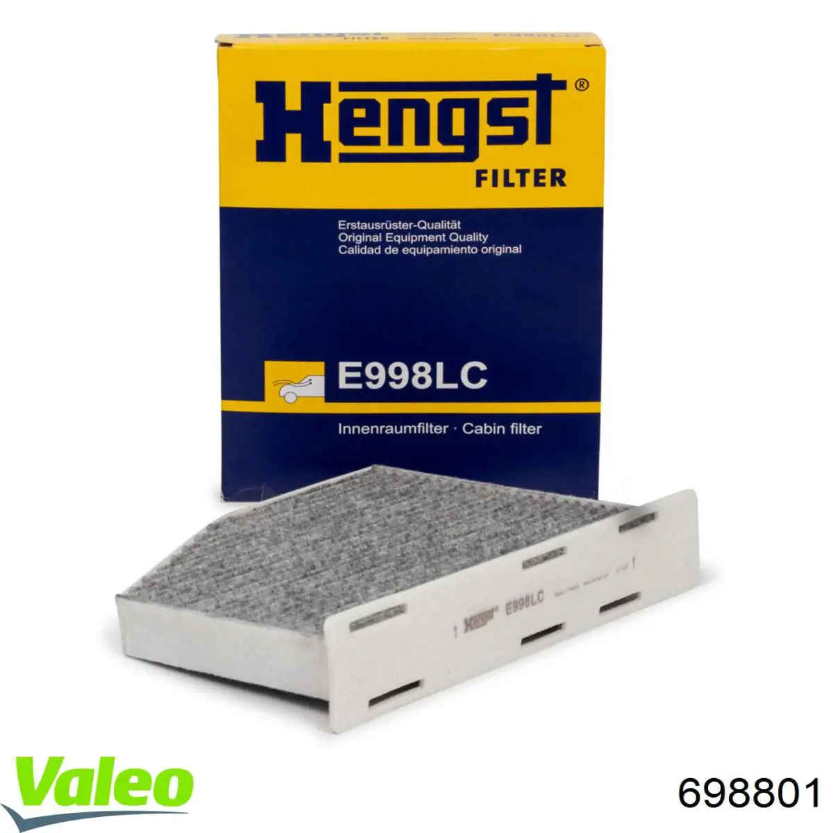 Фільтр салону 698801 VALEO