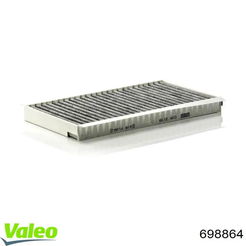 Фільтр повітряний обігрівача VALEO 698864 ціна, від 21.14 USD