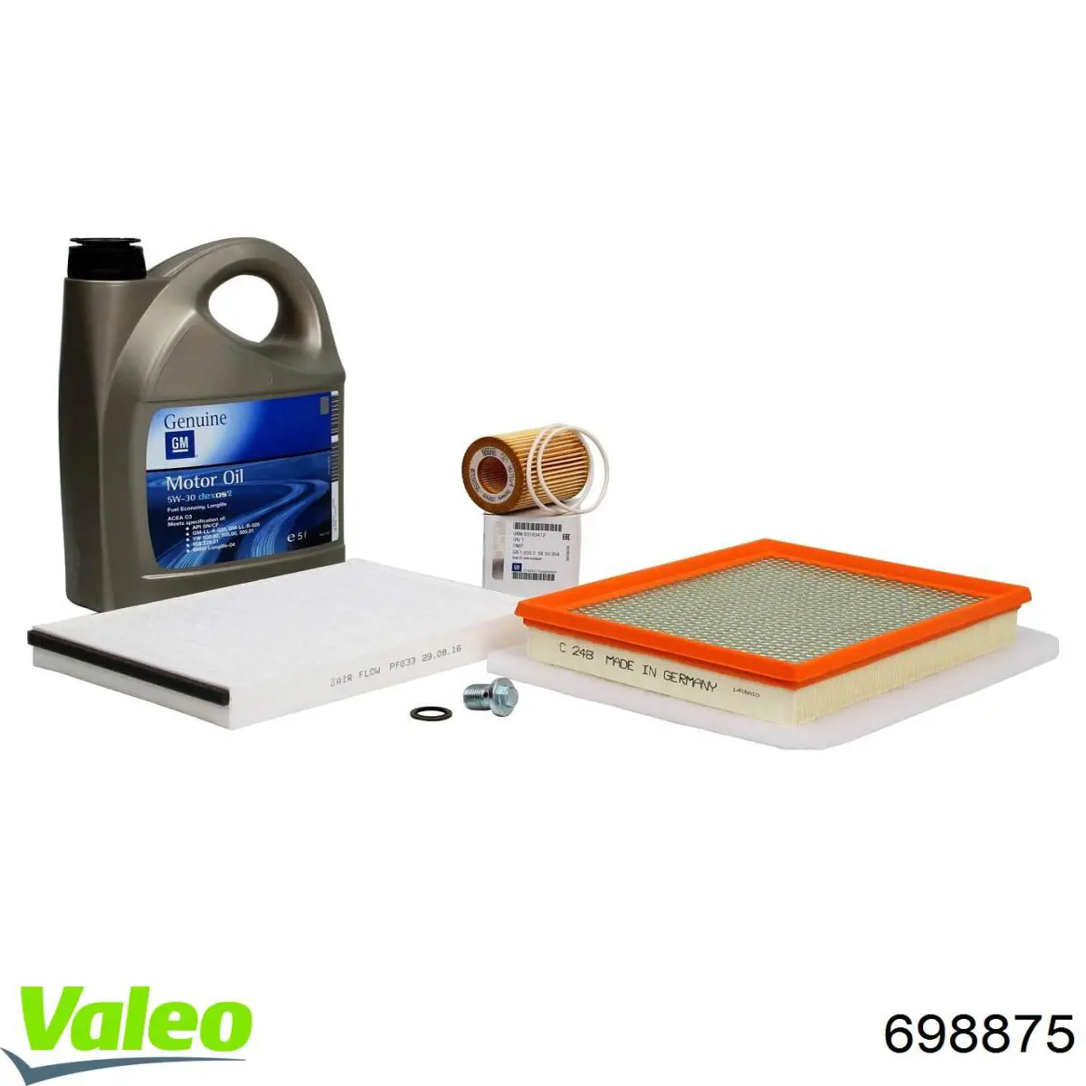 698875 VALEO Внутрішньосалонний фільтр