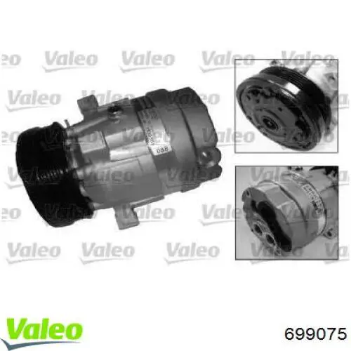 Компресор кондиціонера 699075 VALEO