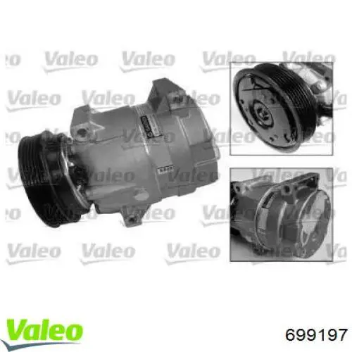 699197 VALEO Компресор холодоагенту