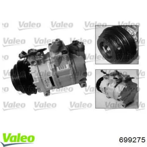 Компресор системи кондиціювання VALEO 699275 ціна, від 180.50 USD