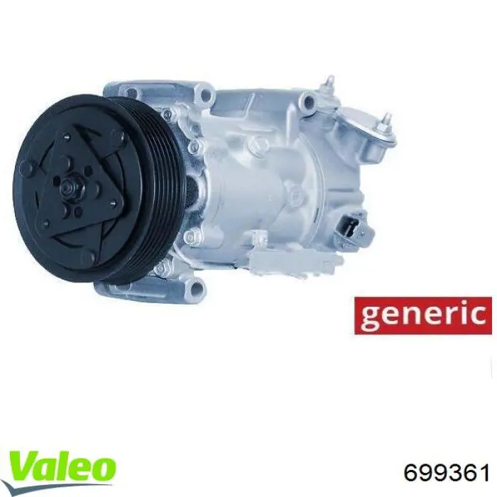 Компресор системи кондиціювання VALEO 699361 ціна, від 219.24 USD