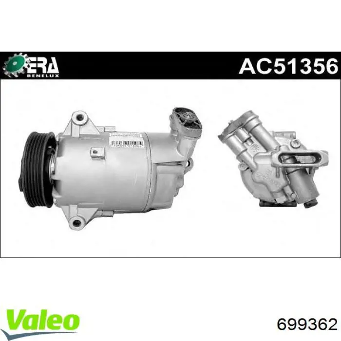 Купити 699362 VALEO Компресор кліматичної установки