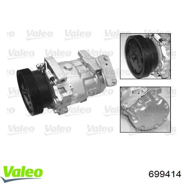 Купити 699414 VALEO Компресор кліматичної установки