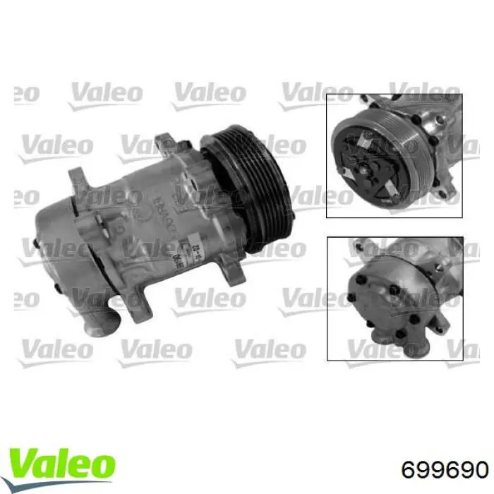 Купити SD6V121412F Sanden Компресор кліматичної установки