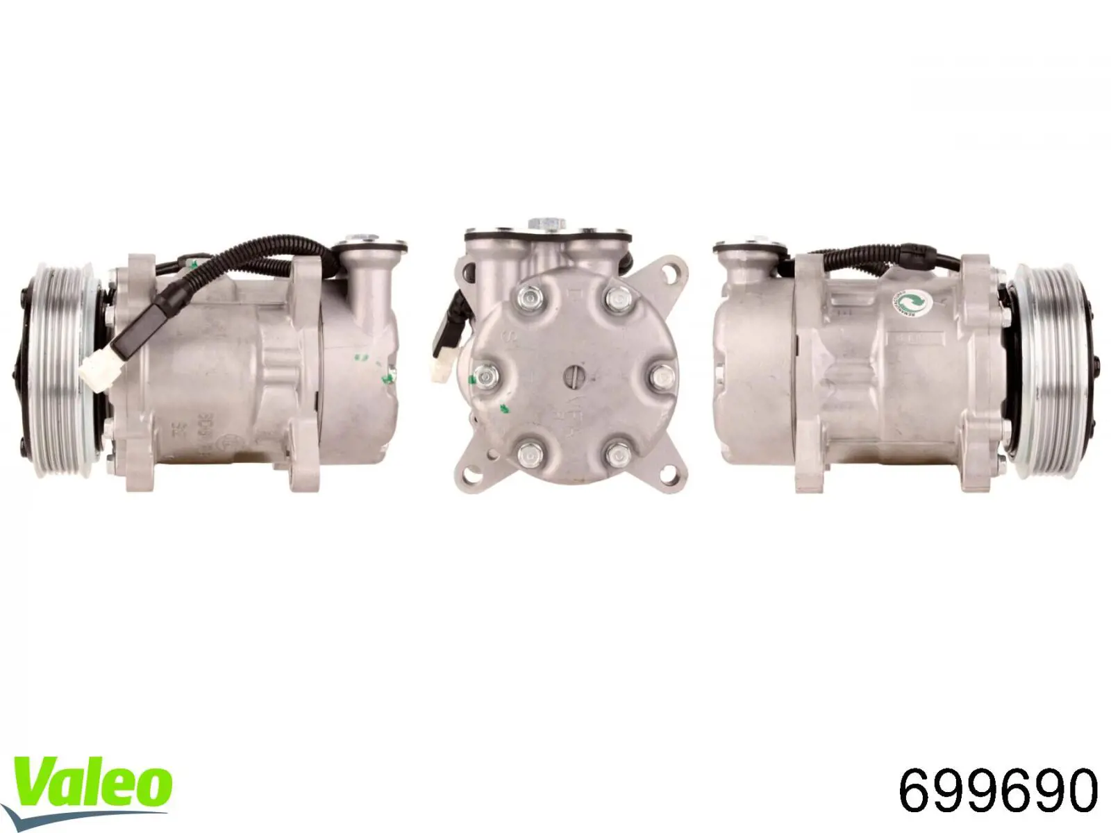 Компресор кондиціонера SD6V121412F Sanden