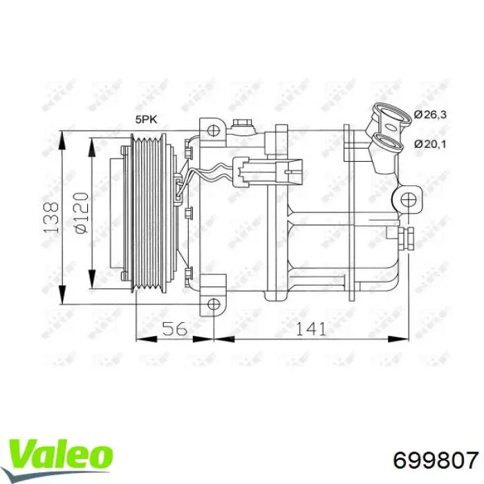 Компресор системи кондиціювання Airstal 100100 ціна, від 258.39 USD