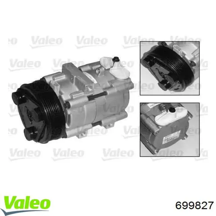 Купити 699827 VALEO Компресор кліматичної установки