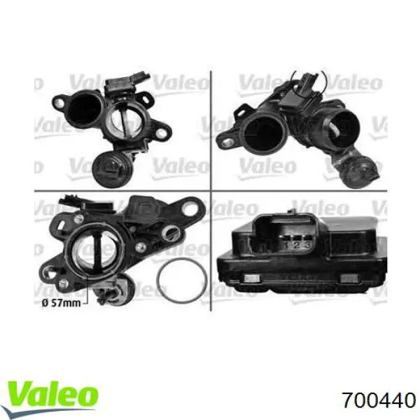 Заслінка повітряна VALEO 700440