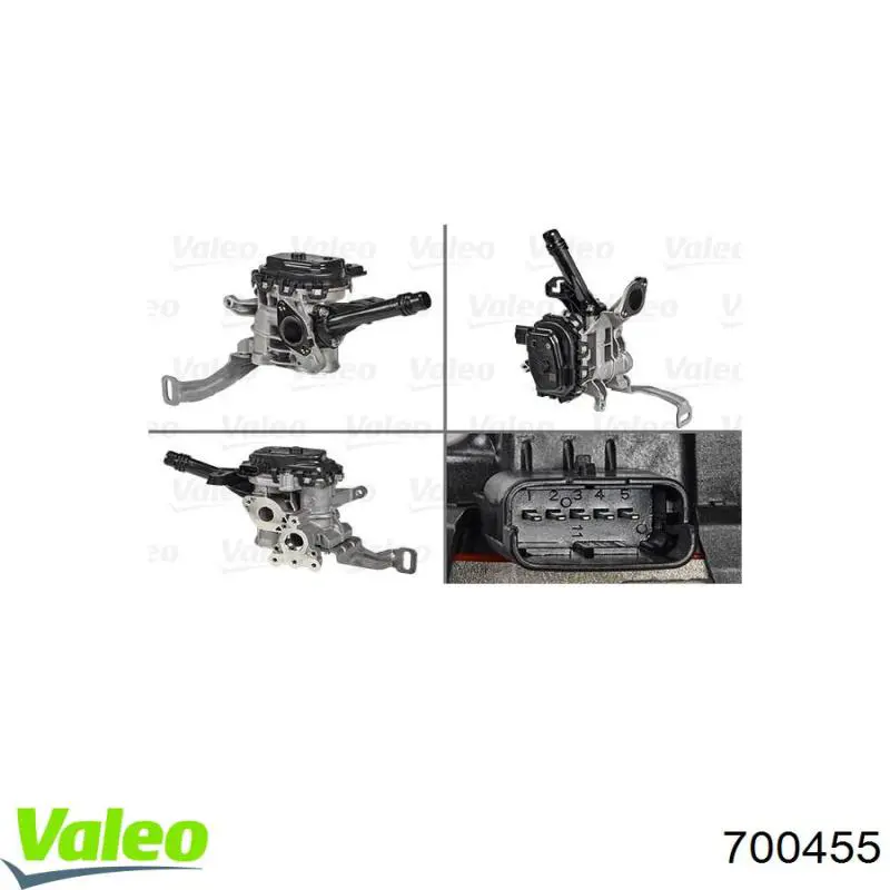 700455 VALEO Клапан рециркуляції відпрацьованих газів EGR