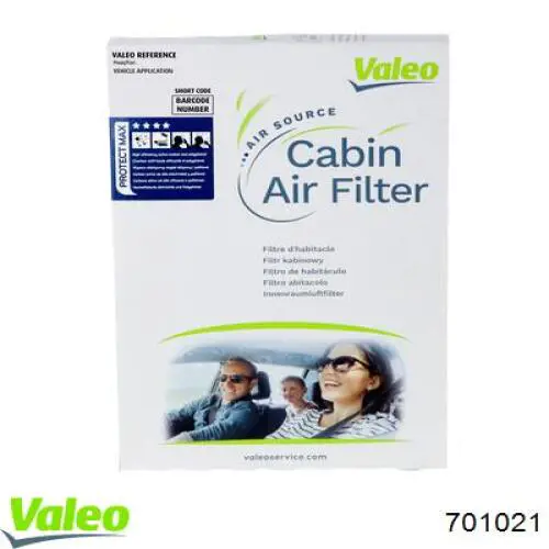 701021 VALEO Внутрішньосалонний фільтр
