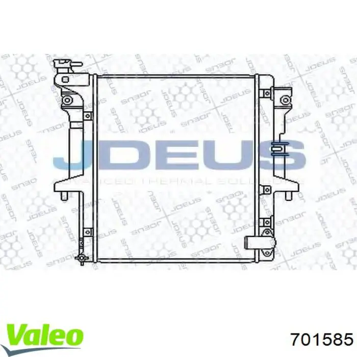 Радіатор охолодження VALEO 701585