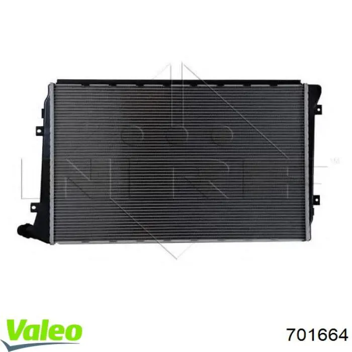 Купити 701664 VALEO Радіатор двигуна