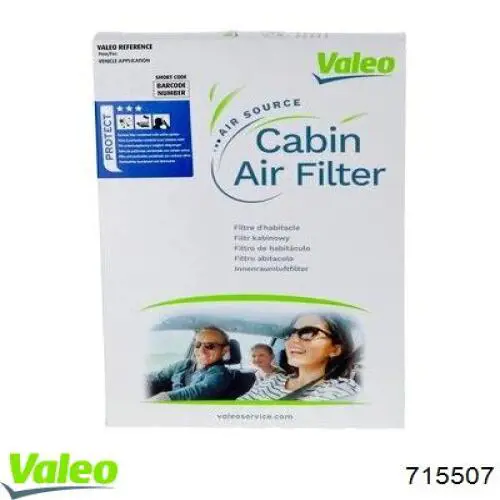 Повітряний фільтр салону VALEO 715507