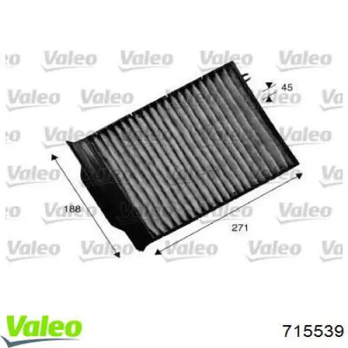 Фільтр повітряний обігрівача VALEO 715539 ціна, від 10.74 USD