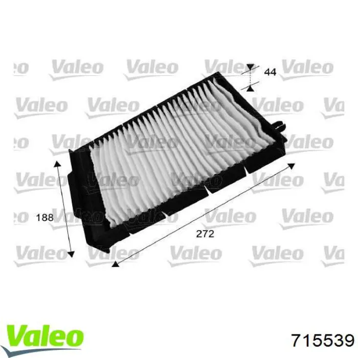 Повітряний фільтр салону VALEO 715539