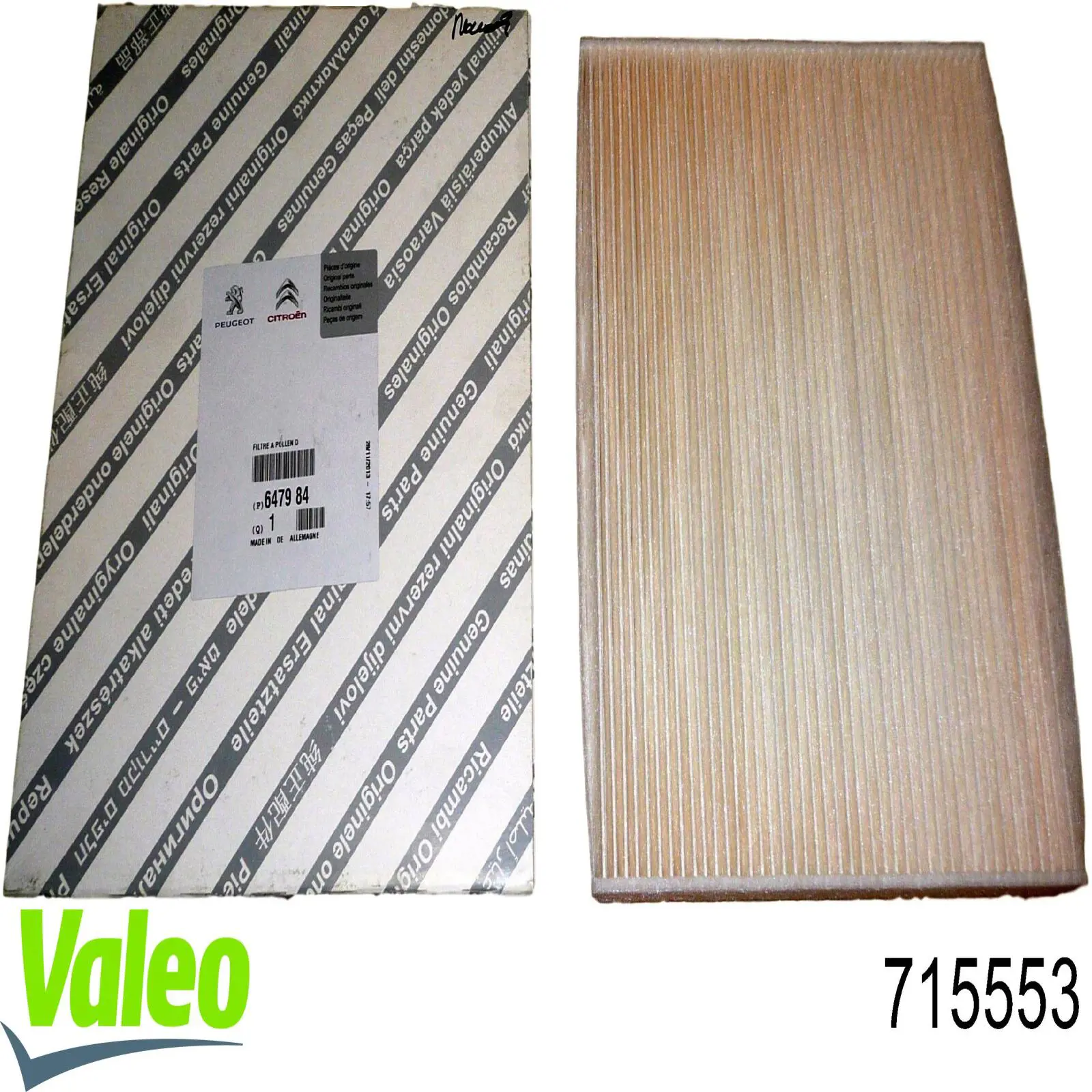 Фільтр салону 715553 VALEO
