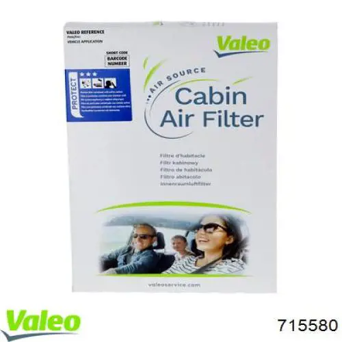 Повітряний фільтр салону VALEO 715580